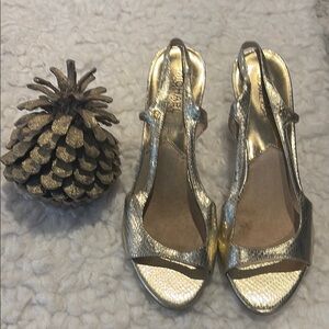 Michael Michael Kors Gold Women's Sandals